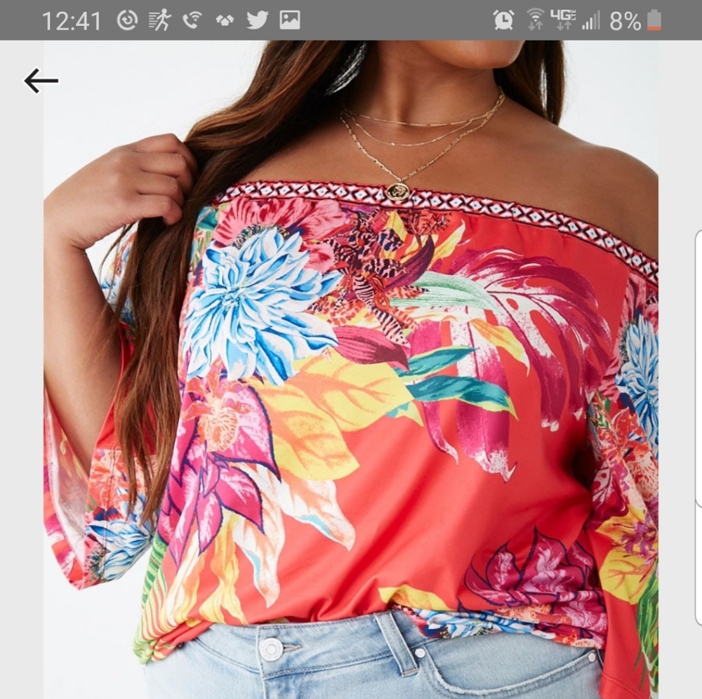 Coral top